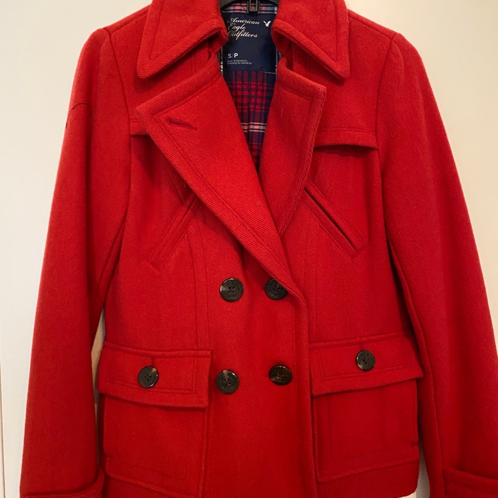 American Eagle Brand pea coat.